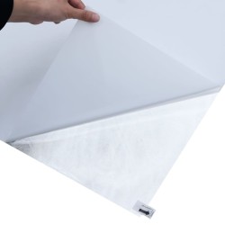 Film de fenêtre statique dépoli blanc 90x2000cm PVC 551819551819
