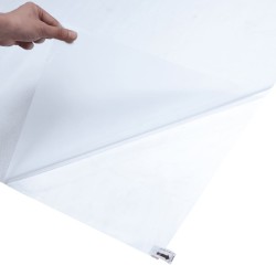 Film de fenêtre statique dépoli gris 90x2000 cm PVC 551821551821