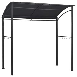 Belvédère de barbecue 215x150x220 cm Anthracite Acier 551822551822