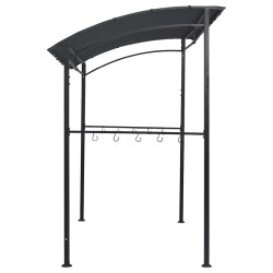 Belvédère de barbecue 215x150x220 cm Anthracite Acier 551822551822
