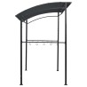 Belvédère de barbecue 215x150x220 cm Anthracite Acier 551822551822