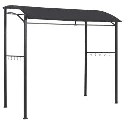 Belvédère de barbecue 215x150x220 cm Anthracite Acier 551822551822