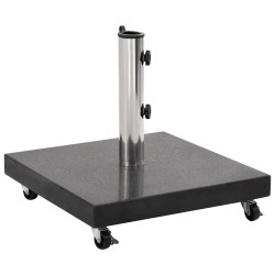 Socle de parasol Granite 30 kg Carré Noir 551825551825