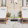 Socle de parasol Granite 30 kg Carré Noir 551825551825