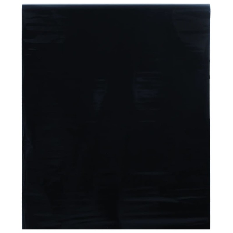 Film de fenêtre statique dépoli noir 60x1000 cm PVC 551839551839
