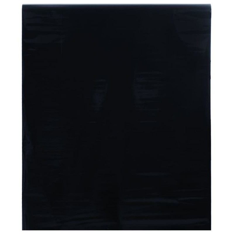 Film de fenêtre statique dépoli noir 45x1000 cm PVC 551842551842
