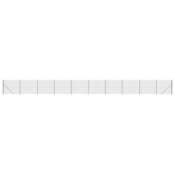 Clôture en treillis métallique avec bride anthracite 2,2x25 m 551864551864