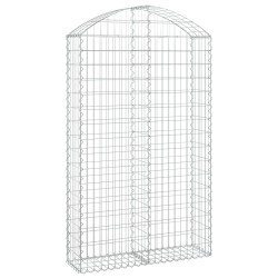 Panier de gabions arqué 100x30x160/180 cm Fer galvanisé 551878551878