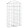 Panier de gabions arqué 100x30x160/180 cm Fer galvanisé 551878551878