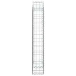 Panier de gabions arqué 100x30x160/180 cm Fer galvanisé 551878551878