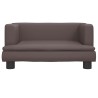 Lit pour chien marron 60x40x30 cm similicuir 551879551879