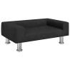 Lit pour chien noir 70x45x26,5 cm velours 551884551884