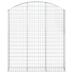 Panier de gabions arqué 150x30x160/180 cm Fer galvanisé 551887551887