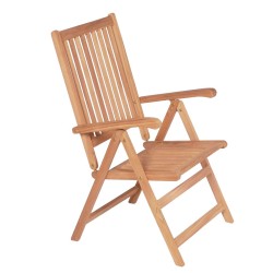 Chaises inclinables de jardin lot de 4 Bois de teck solide 551888551888
