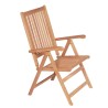 Chaises inclinables de jardin lot de 4 Bois de teck solide 551888551888