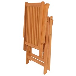 Chaises de jardin lot de 4 avec coussins vert Bois teck solide 551899551899