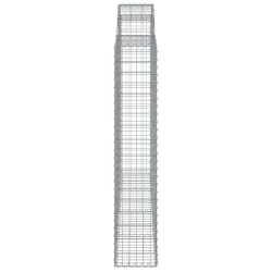 Panier de gabions arqué 200x30x160/180 cm Fer galvanisé 551900551900