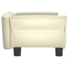 Lit pour chien crème 70x45x30 cm similicuir 551901551901