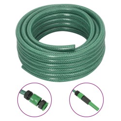 Tuyau d'arrosage avec jeu de raccords vert 0,5" 20 m PVC 551931551931