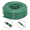 Tuyau d'arrosage avec jeu de raccords vert 0,75" 20 m PVC 551940551940