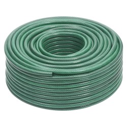 Tuyau d'arrosage avec jeu de raccords vert 0,5" 100 m PVC 551957551957