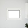 Fenêtre de sous-sol RISOR Blanc 80 x 70 cm PVC et verre 551968551968