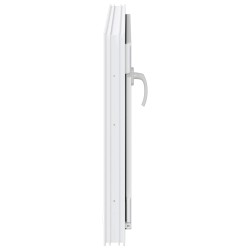 Fenêtre de sous-sol RISOR Blanc 80 x 70 cm PVC et verre 551968551968