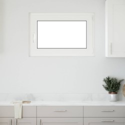 Fenêtre de sous-sol RISOR Blanc 90 x 50 cm PVC et verre 551969551969