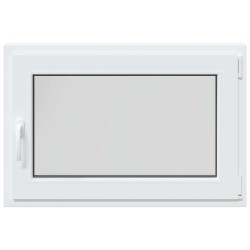 Fenêtre de sous-sol RISOR Blanc 90 x 50 cm PVC et verre 551969551969