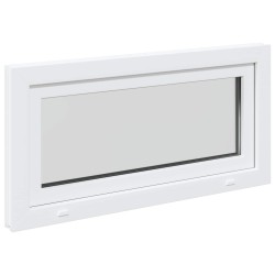 Fenêtre de sous-sol RISOR Blanc 100 x 50 cm PVC et verre 551975551975