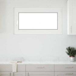 Fenêtre de sous-sol RISOR Blanc 110 x 60 cm PVC et verre 551976551976