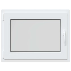 Fenêtre de sous-sol RISOR Blanc 80 x 50 cm PVC et verre 551979551979