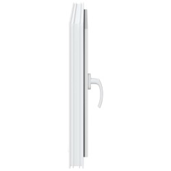 Fenêtre de sous-sol RISOR Blanc 80 x 60 cm PVC et verre 551981551981