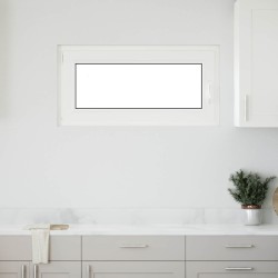 Fenêtre de sous-sol RISOR Blanc 100 x 50 cm PVC et verre 551982551982