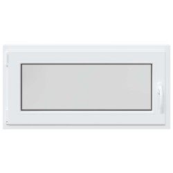 Fenêtre de sous-sol RISOR Blanc 100 x 50 cm PVC et verre 551982551982
