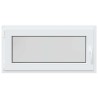Fenêtre de sous-sol RISOR Blanc 100 x 50 cm PVC et verre 551982551982