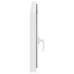 Fenêtre de sous-sol RISOR Blanc 100 x 60 cm PVC et verre 551985551985