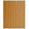 Panneau de toiture 12 pcs Naturel 60 x 45 cm Acier galvanisé 551993551993