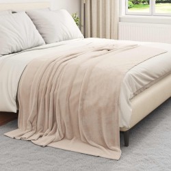 Couvertures à jeter 6 pcs Beige 150 x 200 cm Toison 551995551995