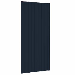 Panneau de toiture 12 pcs Anthracite 100 x 45 cm 552001552001