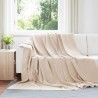 Couvertures à jeter 6 pcs Beige 240 x 270 cm Toison 552003552003