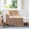 Couvertures à jeter 6 pcs Camel 150 x 200 cm Toison 552004552004