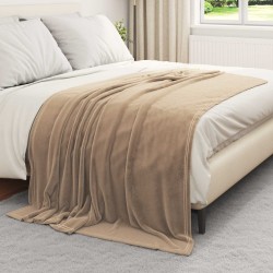 Couvertures à jeter 6 pcs Camel 150 x 200 cm Toison 552004552004