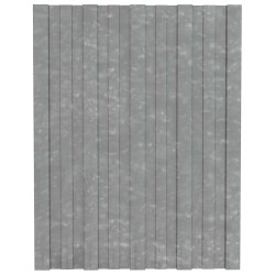 Panneau de toiture 36 pcs Argenté 60 x 45 cm Acier galvanisé 552010552010