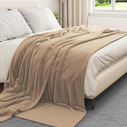 Couvertures à jeter 6 pcs Camel 220 x 240 cm Toison 552012552012