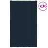 Panneau de toiture 36 pcs Anthracite 80 x 45 cm Acier galvanisé 552013552013