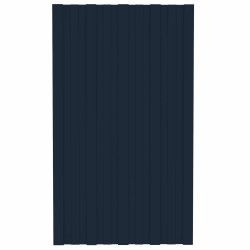 Panneau de toiture 36 pcs Anthracite 80 x 45 cm Acier galvanisé 552013552013