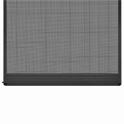Écran anti-insectes à charnière Anthracite et noir 120 x 240 cm 552020552020