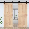 Porte NARVIK Naturel 85 x 210 cm Bois de pin massif 552032552032