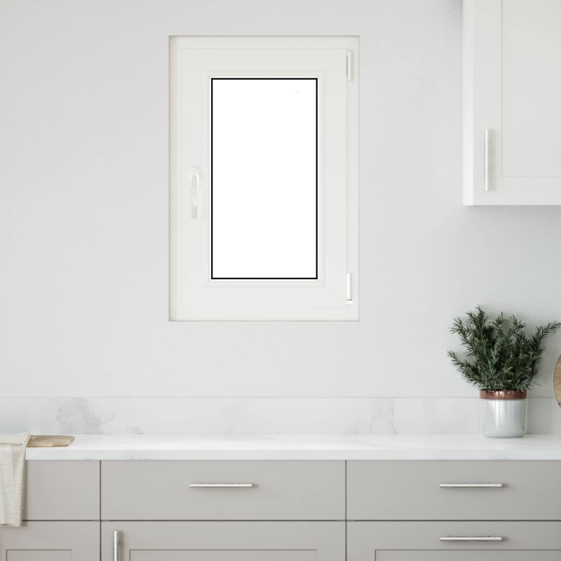 Fenêtre de sous-sol RISOR Blanc 50 x 75 cm PVC et verre 552034552034